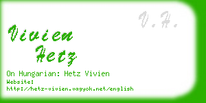 vivien hetz business card